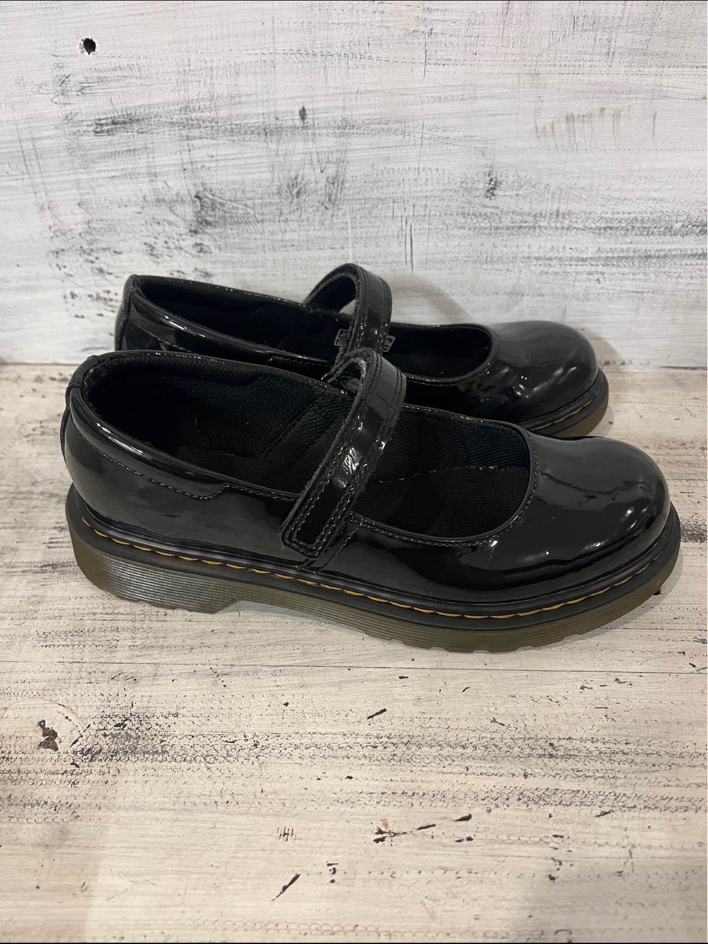Dr. Martens Black Mary Jane’s with Velcro strap